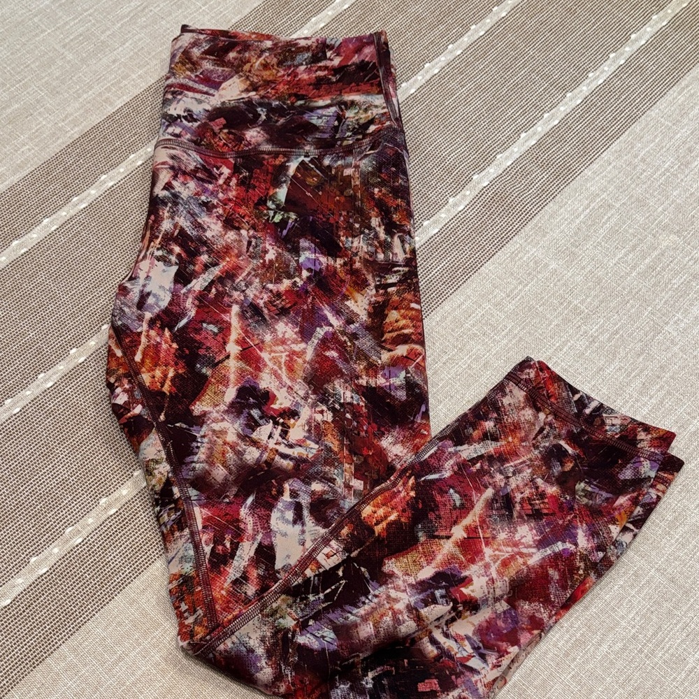 lululemon athletica Multicolor Abstract Leggings